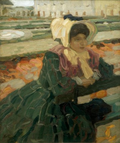 The Green Dress by Leo Putz