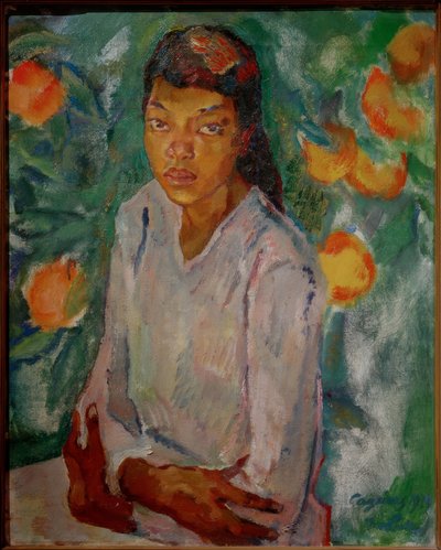 Julia by the Orange Bush by Leo Putz