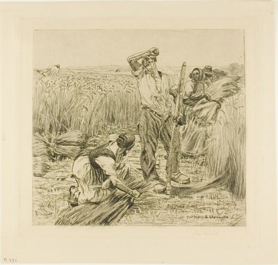Harvest by Leon Augustin Lhermitte