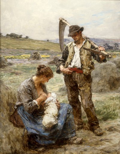 Maternity by Leon Augustin Lhermitte