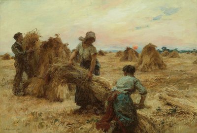 The Harvesters by Leon Augustin Lhermitte