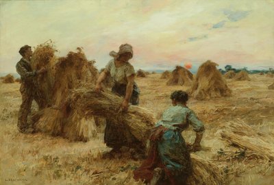 The Harvesters, 1888-89 by Leon Augustin Lhermitte