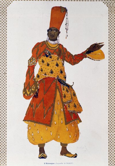 Eunuch, Costume for Ballet Scheherazade by Leon Bakst