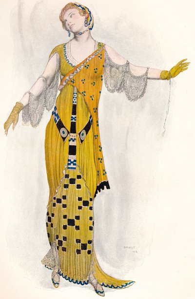 Fantaisie Sur Le Costume Moderne, Dione by Leon Bakst