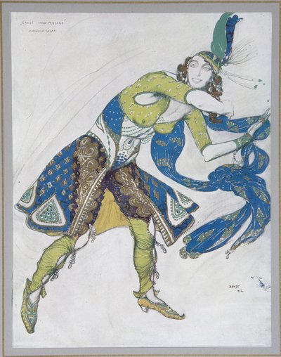 Indian Dance La Marquise de Casati by Leon Bakst