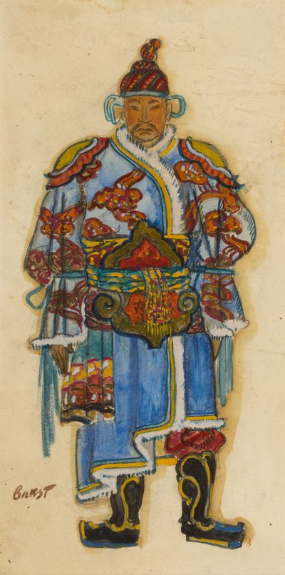 Oriental Costume design by Leon Bakst