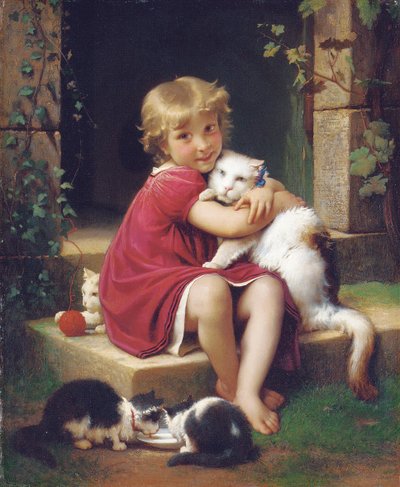 Her Favourite Pet by Leon Bazile Perrault