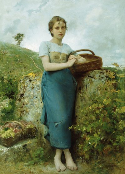 The Grape Picker by Leon Bazile Perrault