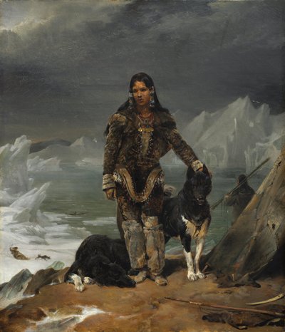 A Woman from the Land of Eskimos by Léon Cogniet