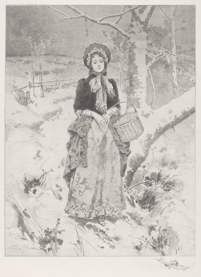 Girl in Peasant Costume by Leon Moran