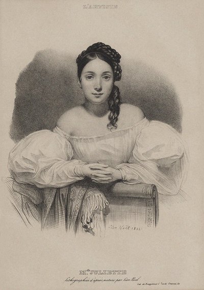 Portrait of Juliette Drouet by Leon Noel