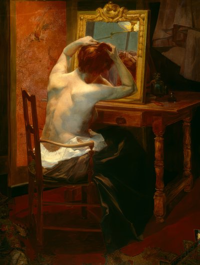 A Lady at Her Toilet by Leon Olivier Bon
