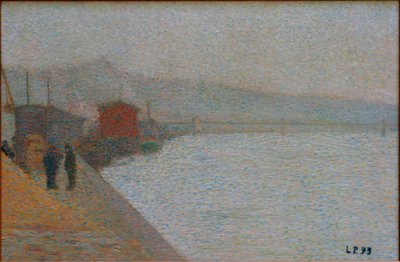 The Banks of the Saône by Leon Pourtau