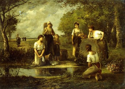 The Laundresses by Leon Richet