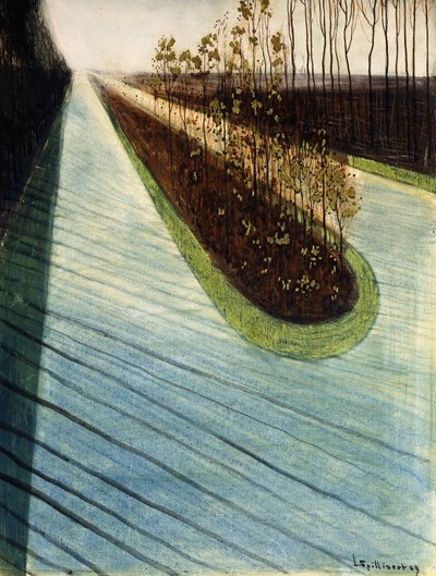 Avenue de la Reine - Koninginnelaan by Leon Spilliaert