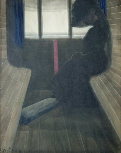 The Woman on the Train, The Widow by Leon Spilliaert