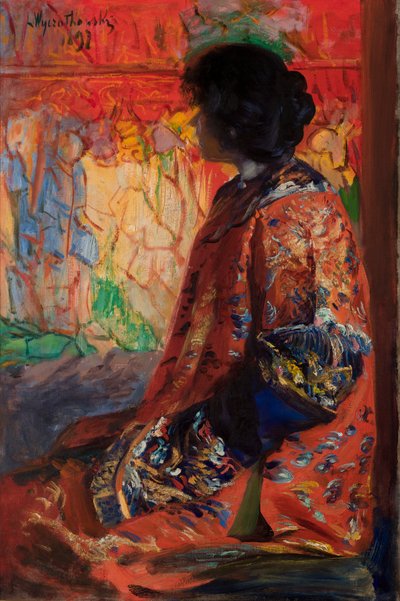 Japanese Woman by Leon Wyczolkowski