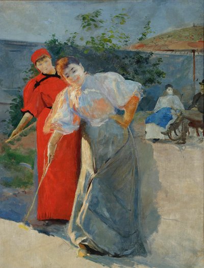 The Game of croquet, 1892-1895 by Leon Wyczolkowski