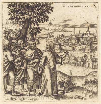 Christ Admonishes His Disciples by Leonard Gaultier
