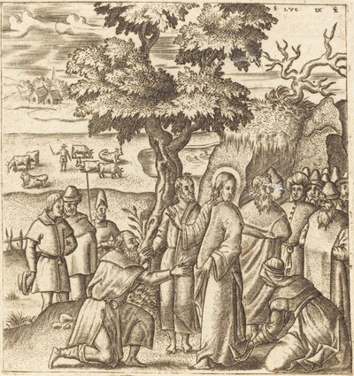 Christ Heals a Sick Woman by Leonard Gaultier