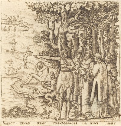 John the Baptist Testifies for Christ by Leonard Gaultier
