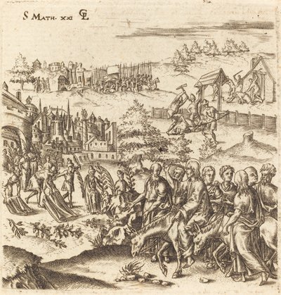 The Entry into Jerusalem by Leonard Gaultier