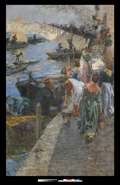 Fire in Chioggia by Leonardo Bazzaro