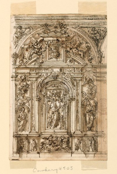 Elevation of an Altar by Leonardo Scaglia