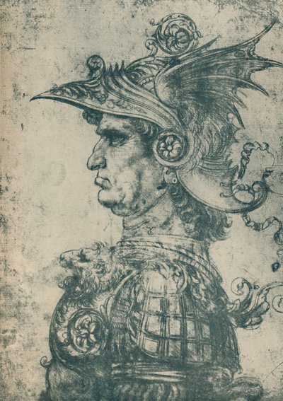 A Condottiere, 1480-1932 by Leonardo da Vinci