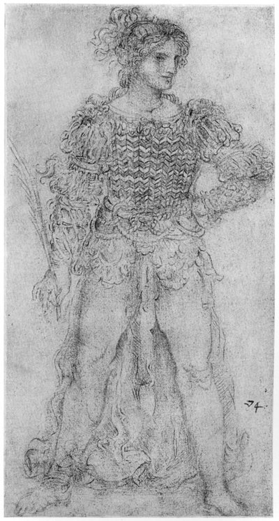 Costume Study, 1954 by Leonardo da Vinci