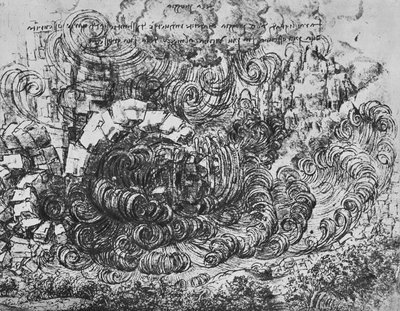 Deluge, c1480 by Leonardo da Vinci
