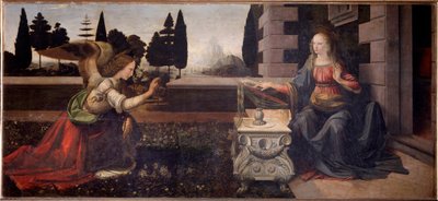 The Annunciation by Leonardo da Vinci