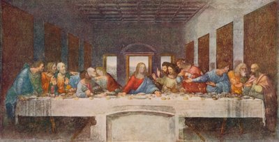 The Last Supper, 1494-1498 by Leonardo da Vinci
