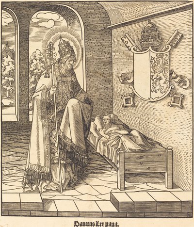 Saint Leo by Leonhard Beck