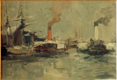 Paddle Steamer by Leonhard Sandrock