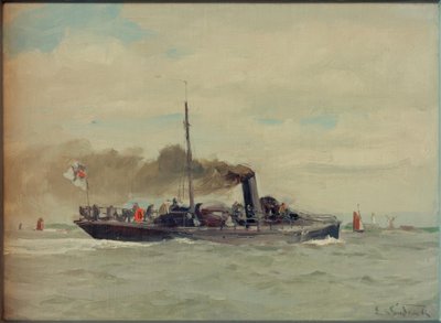 Fast Boat (Navy Warship) by Leonhard Sandrock