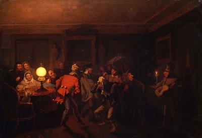 The Mummers by Leonid Ivanovich Solomatkin