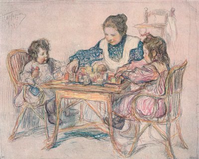 Drawing by Leonid Pasternak by Leonid Osipovic Pasternak