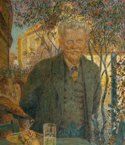 The Innkeeper Siebenhandl in Melk by Leopold Blauensteiner