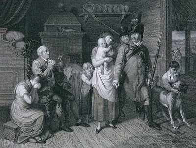 The Farewell of the Militiaman by Leopold Blonder