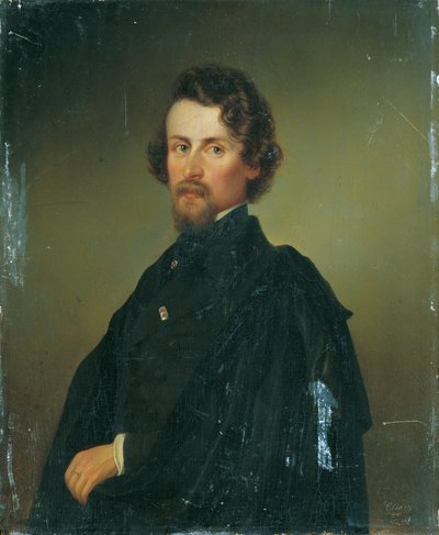 The Painter Joseph Carl Berthold Püttner by Leopold Blonder