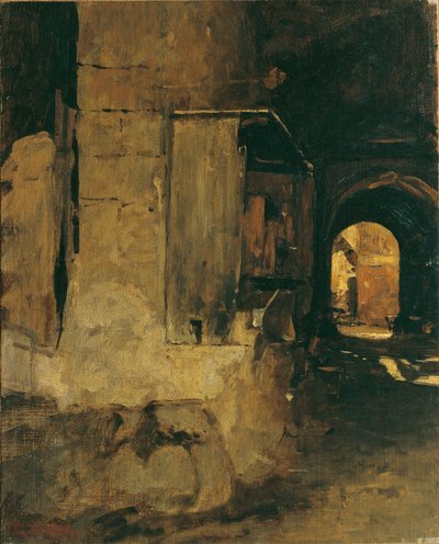 Gate of an Arab House by Leopold Carl Muller