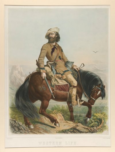 Western Life, The Trapper by Leopold Grozelier