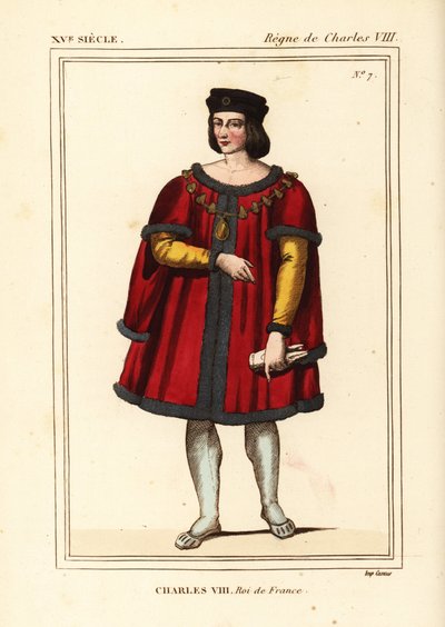 King Charles VIII of France, the Affable by Leopold Massard