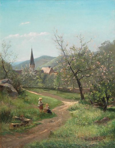 Apricot Blossom by Leopold Munsch