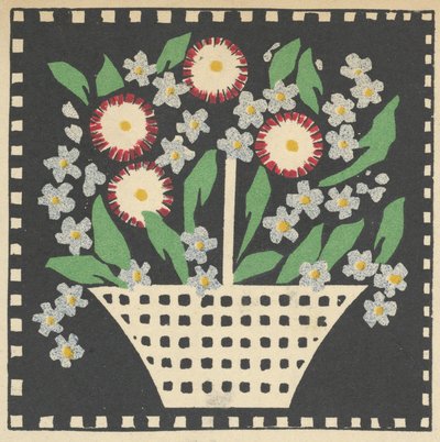 Basket of Flowers by Leopoldine Kolbe