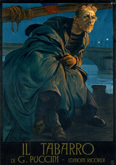 Opera Il Tabarro by Giacomo Puccini by Leopoldo Metlicovitz