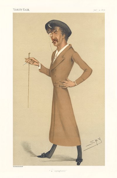 James Abbott McNeill Whistler by Leslie Matthew (1851 1922) Ward