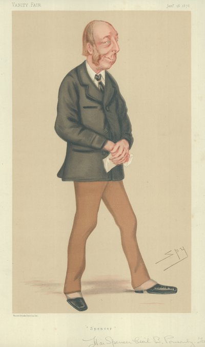 The Hon Spencer Cecil Brabazon Ponsonby-Fane by Leslie Matthew Ward