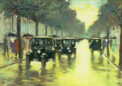 Street Scene by Lesser Ury